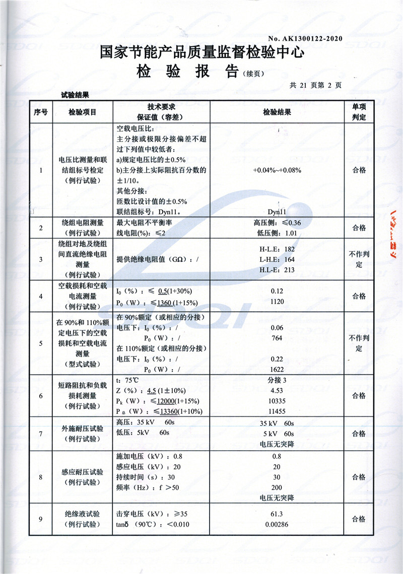 高低压试验报告-S11-1250中牟中牟中牟油浸式变压器-2.jpg